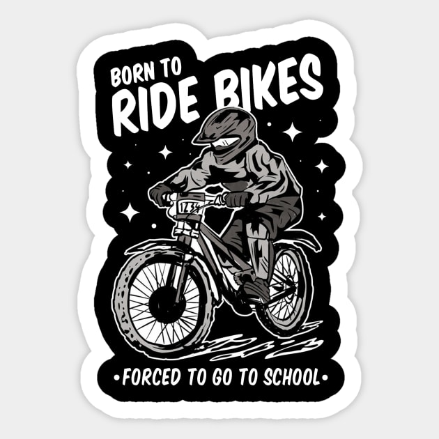 Mountain bike riding Sticker by Picasso_design1995